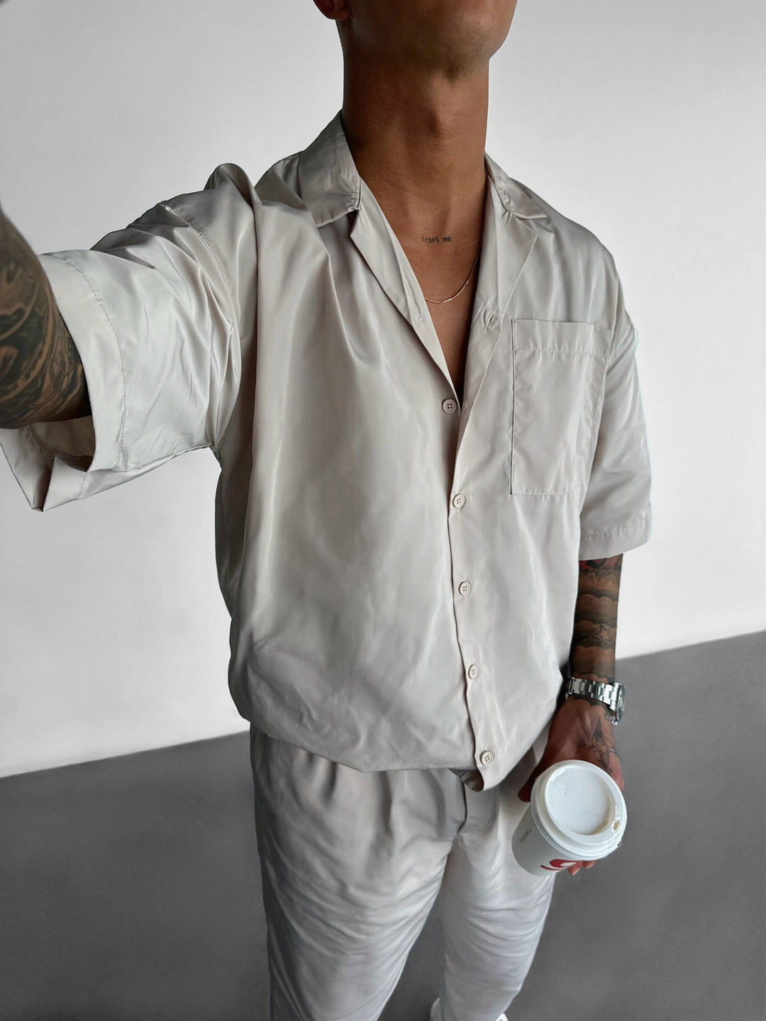 Basic Shirt - Beige