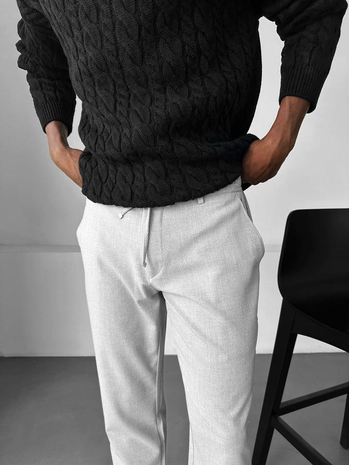 Modern Skär Casual Byxor - Grå