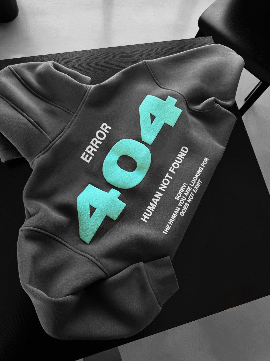 Oversize 404 Hoodie - Antracit