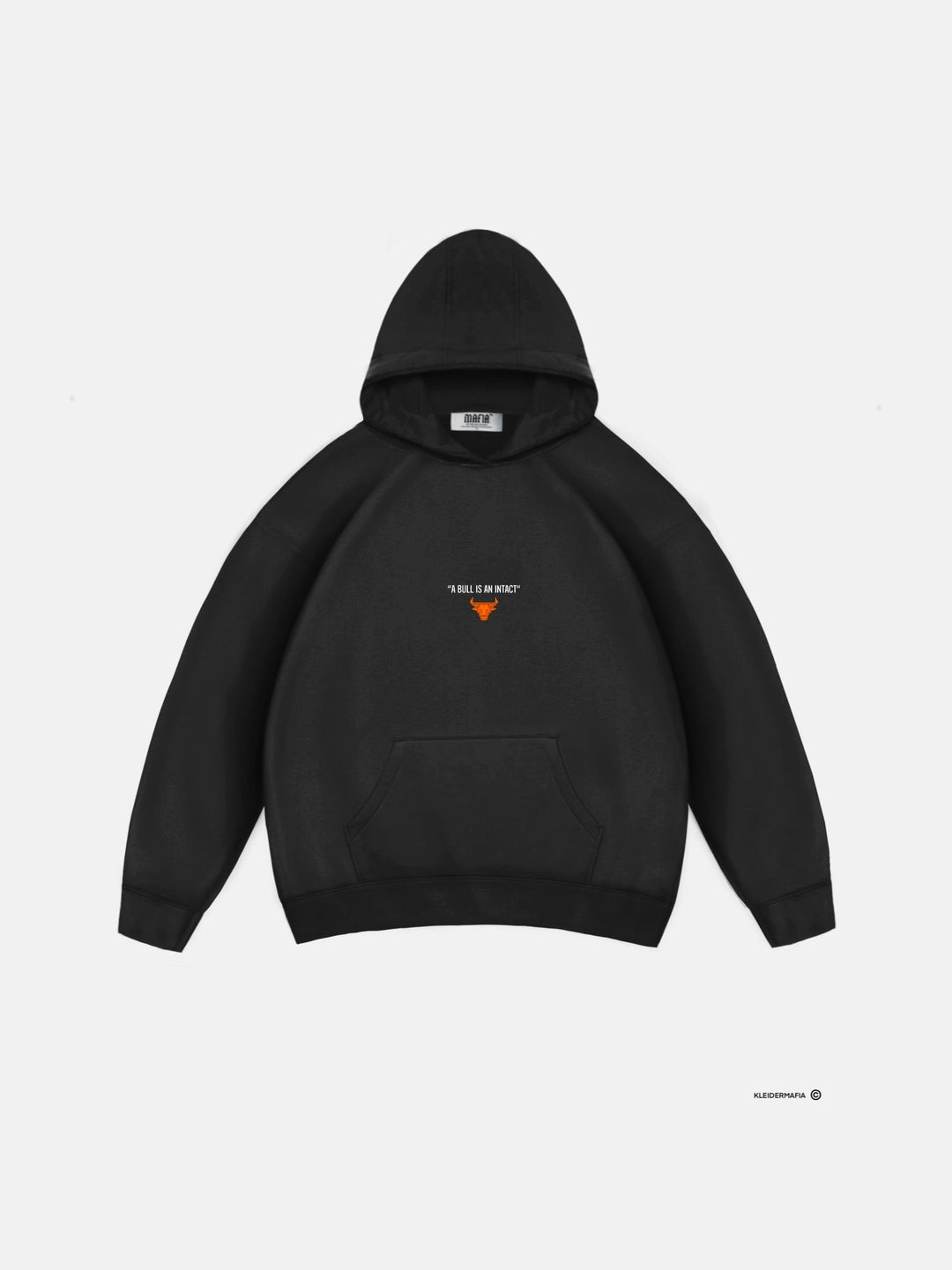 Oversize Bull Hoodie - Svart