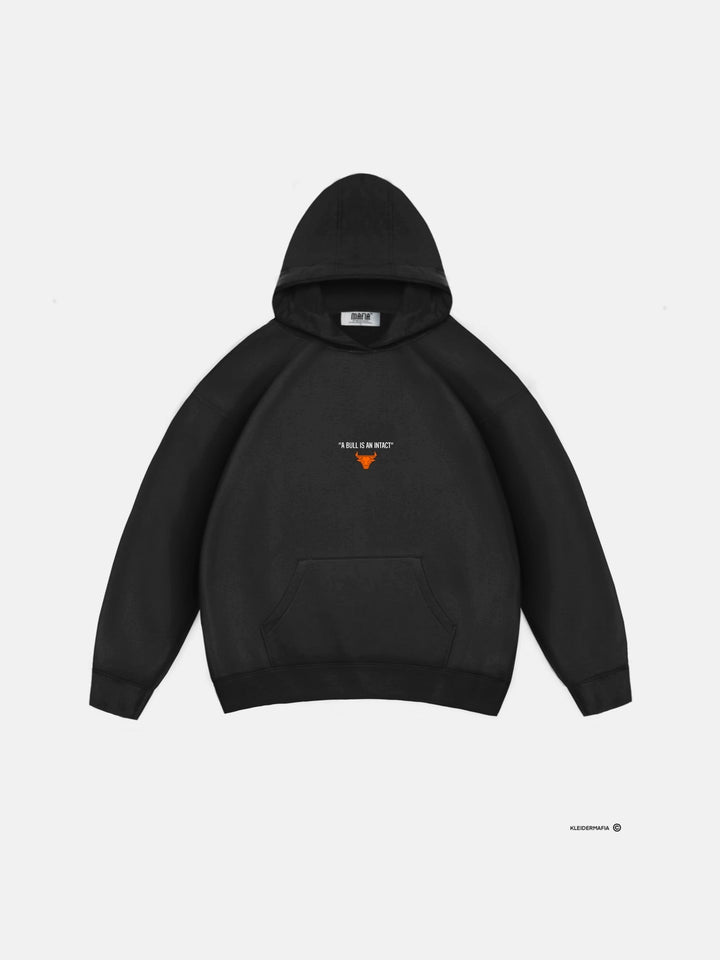 Oversize Bull Hoodie - Svart