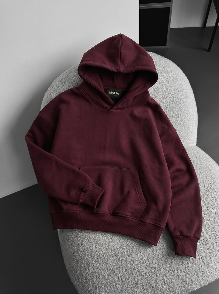 Överdimensionerad Basic Hoodie - Port Royale
