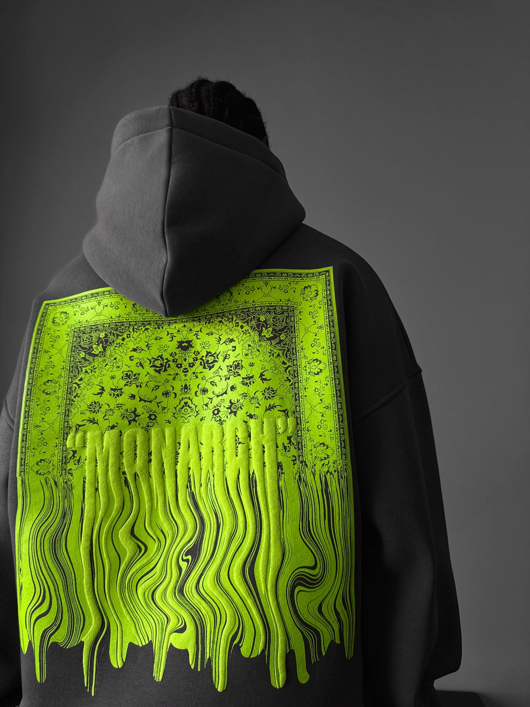 Oversize Monarch Hoodie - Antracit