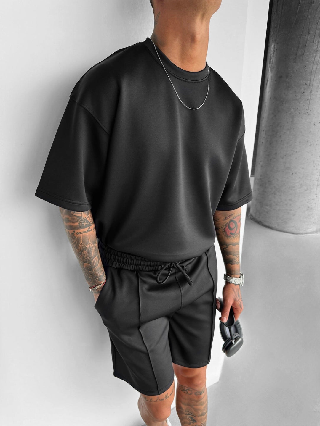 Regular Fit Diver T-shirt - Svart