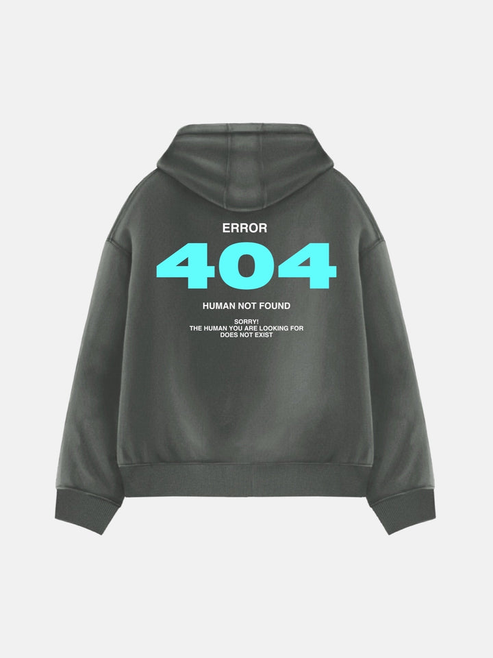 Oversize 404 Hoodie - Antracit