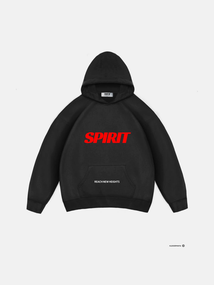 Oversize Spirit Hoodie - Svart