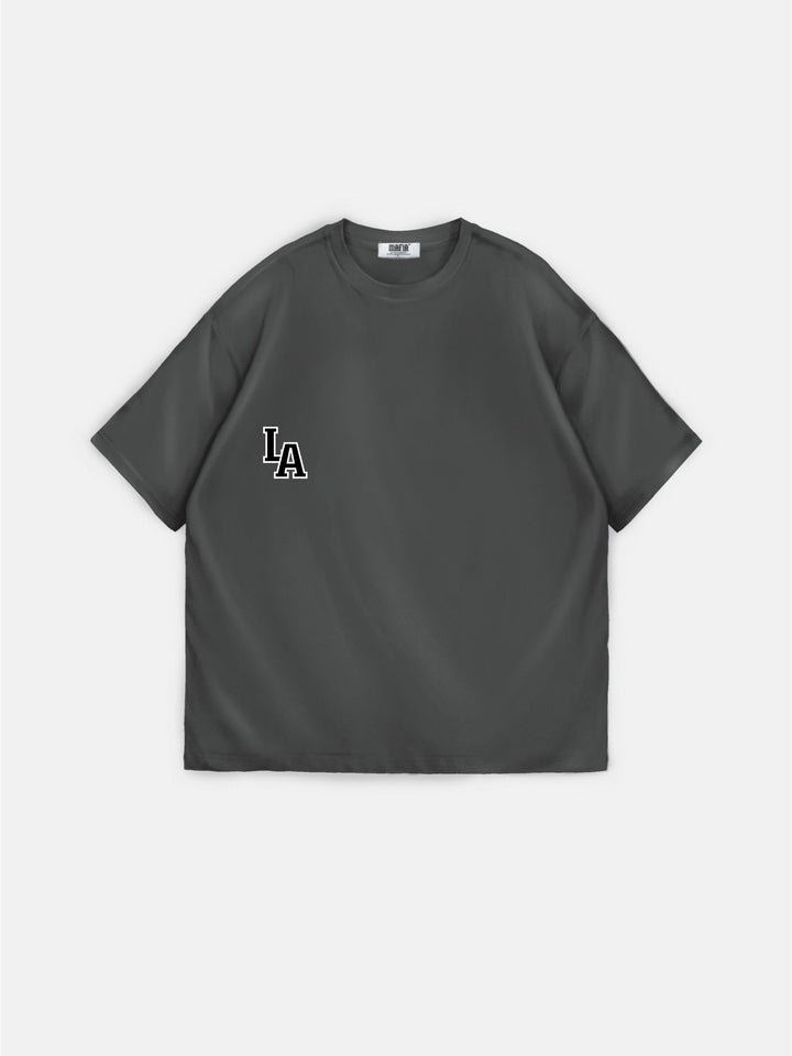 Oversize L.A T-shirt - Antracit