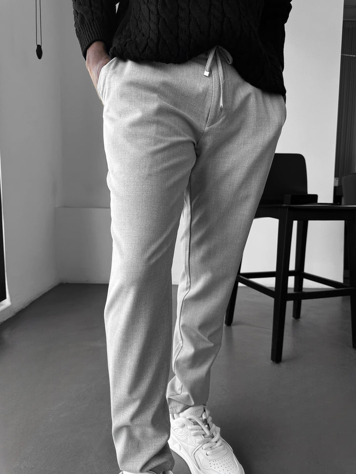 Modern Skär Casual Byxor - Grå