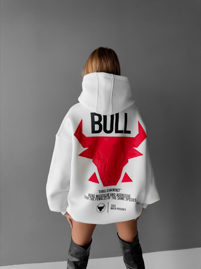 Oversize Bull Hoodie - Off White