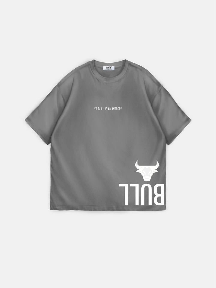 Oversize Bull T-shirt - Grå