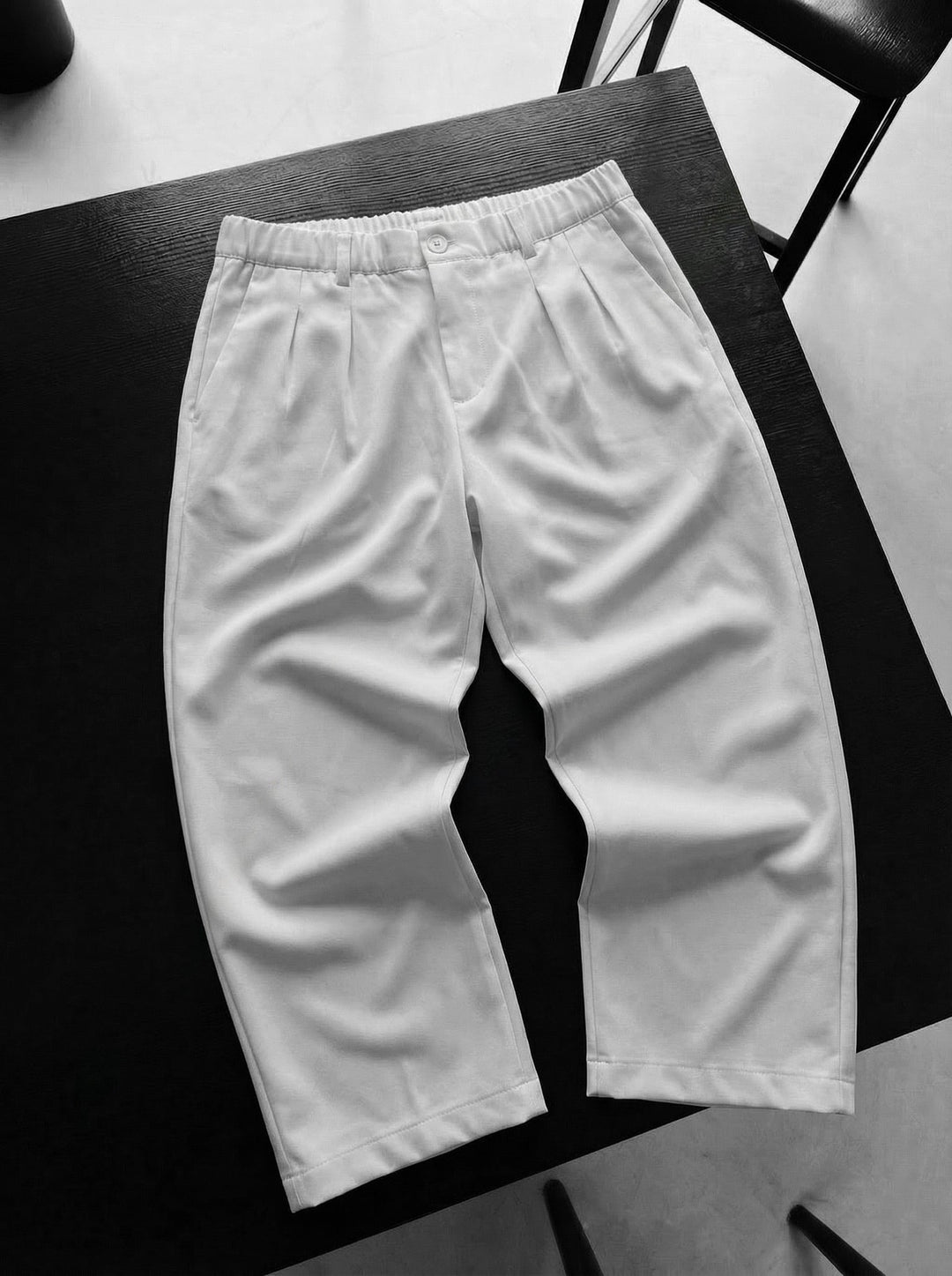 Baggy Chino Byxor - Ecru