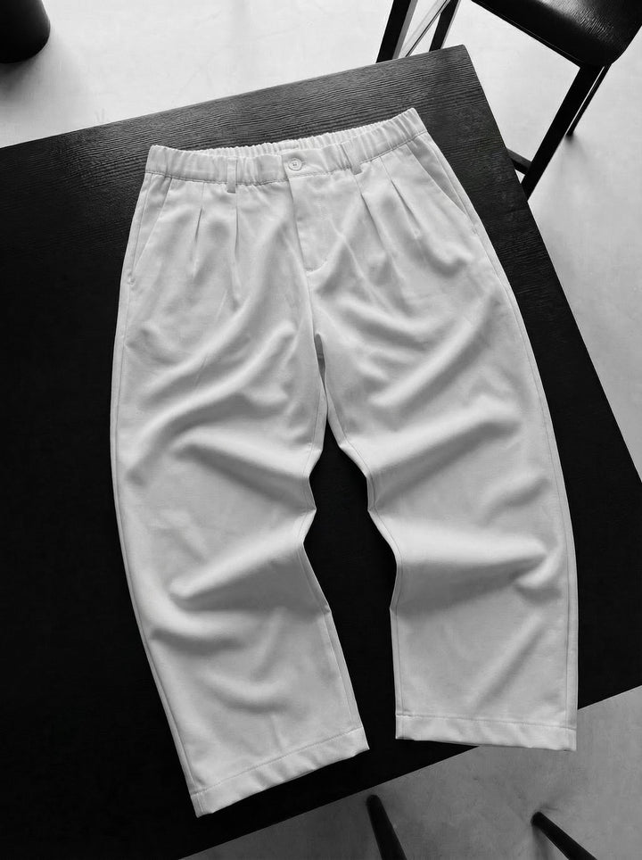 Baggy Chino Byxor - Ecru