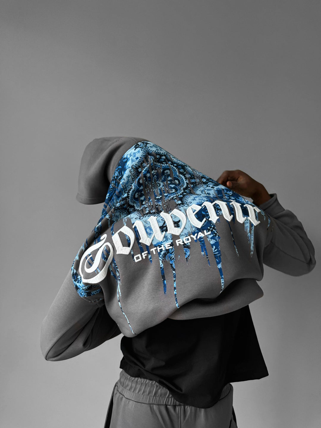 Oversize Souvenir Hoodie - Antracit