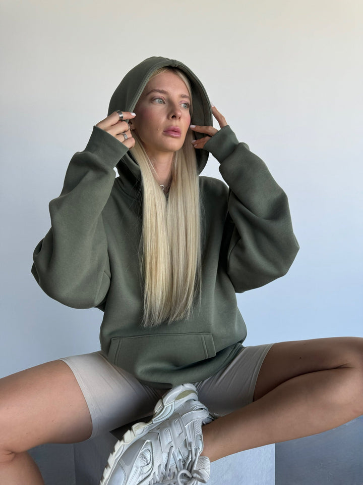 Oversize Basic Hoodie - Fyra Blad Klöver