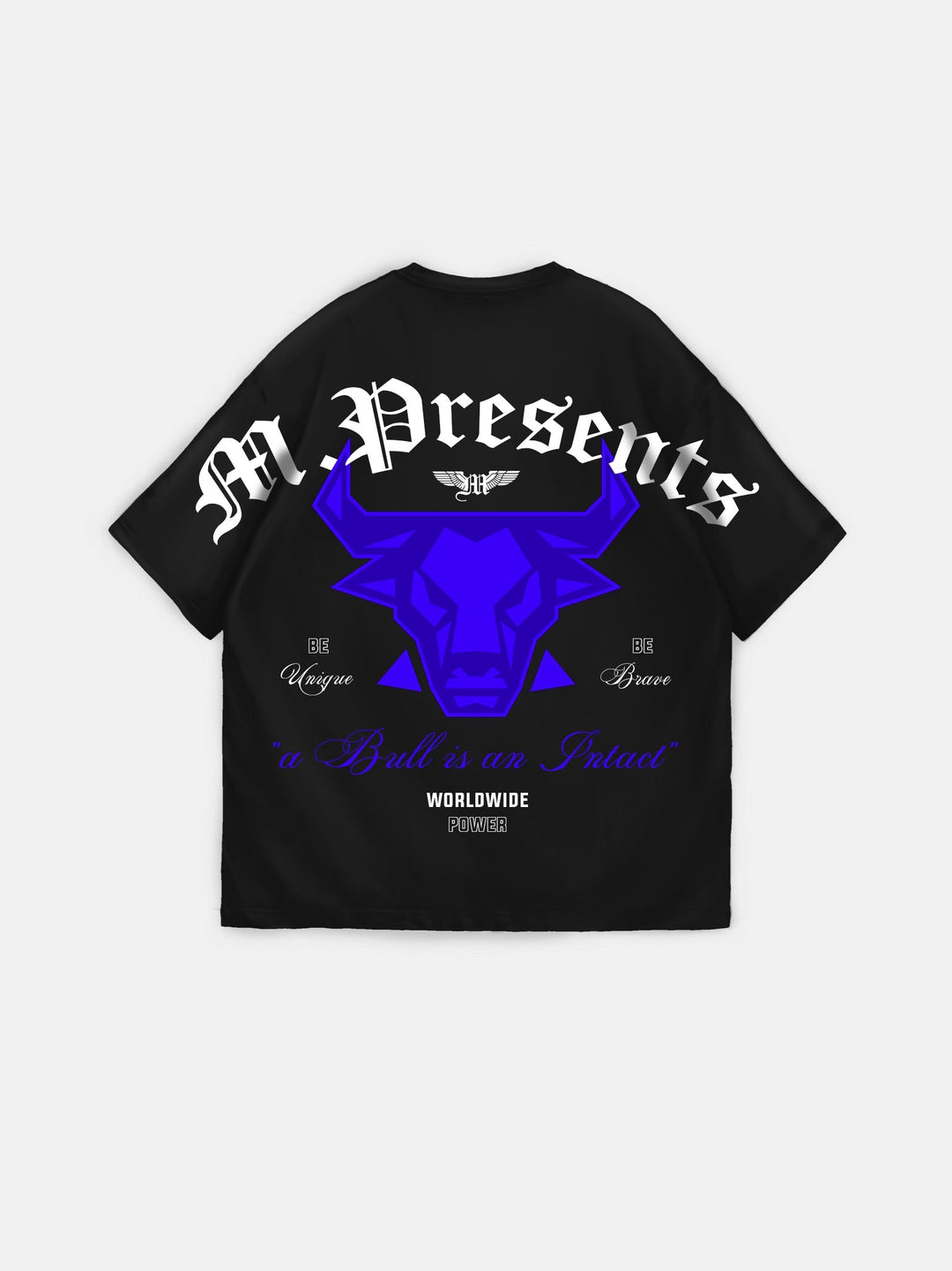 Oversize Bull Worldwide T-shirt - Svart och Saks