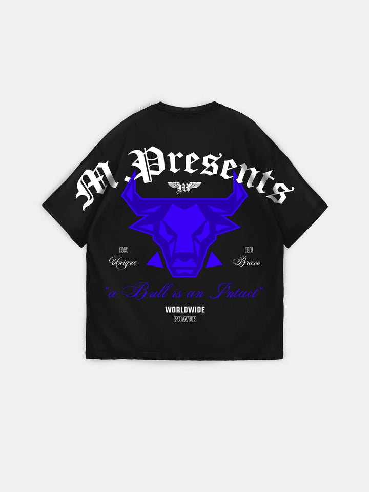 Oversize Bull Worldwide T-shirt - Svart och Saks