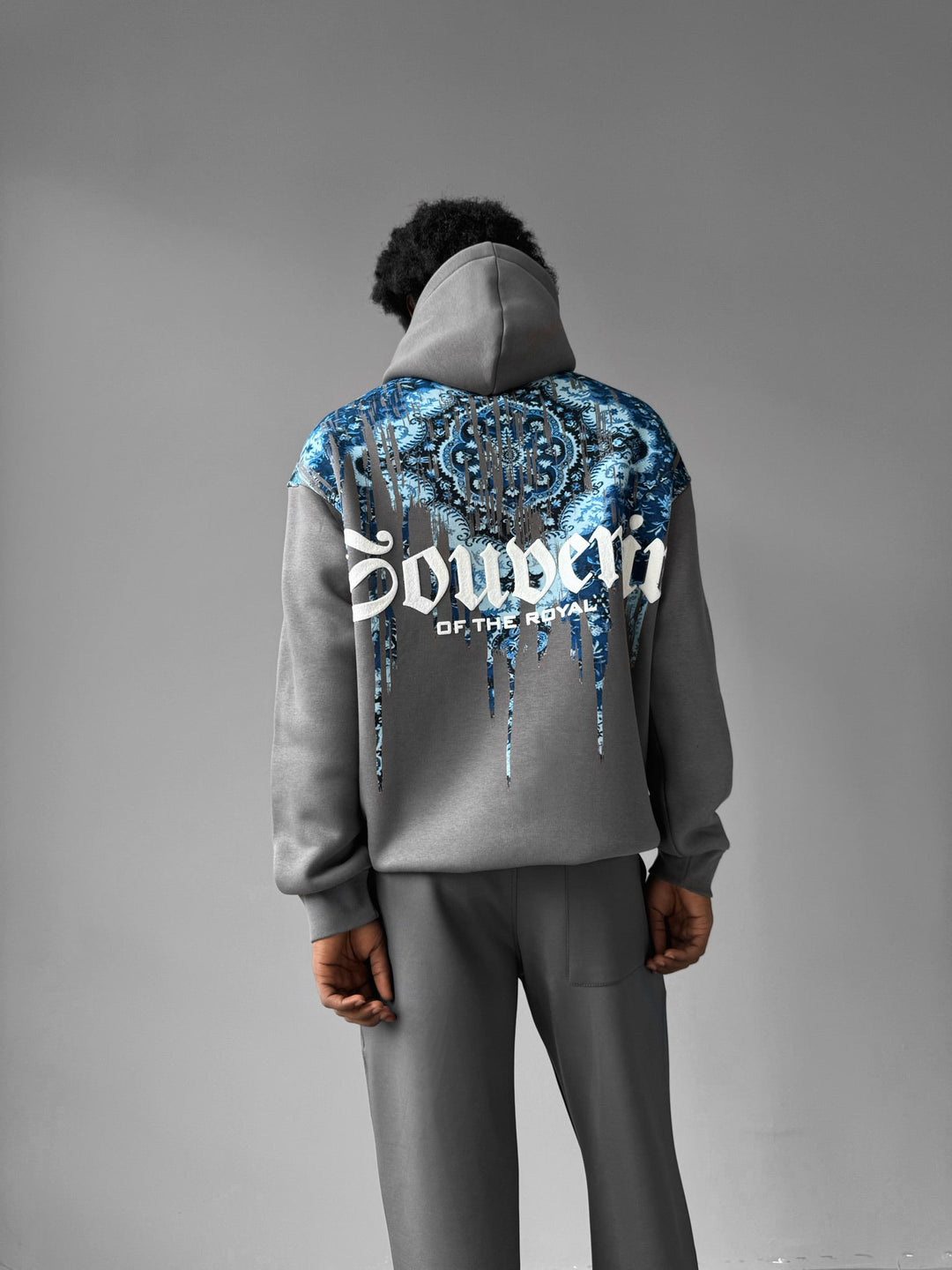 Oversize Souvenir Hoodie - Antracit