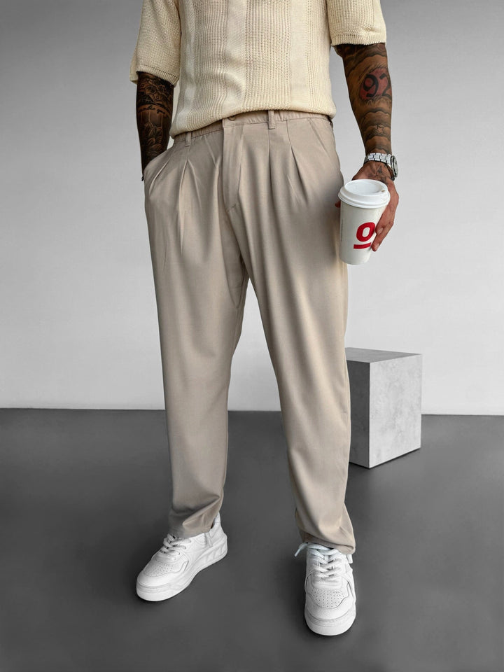Baggy Chino Byxor - Beige