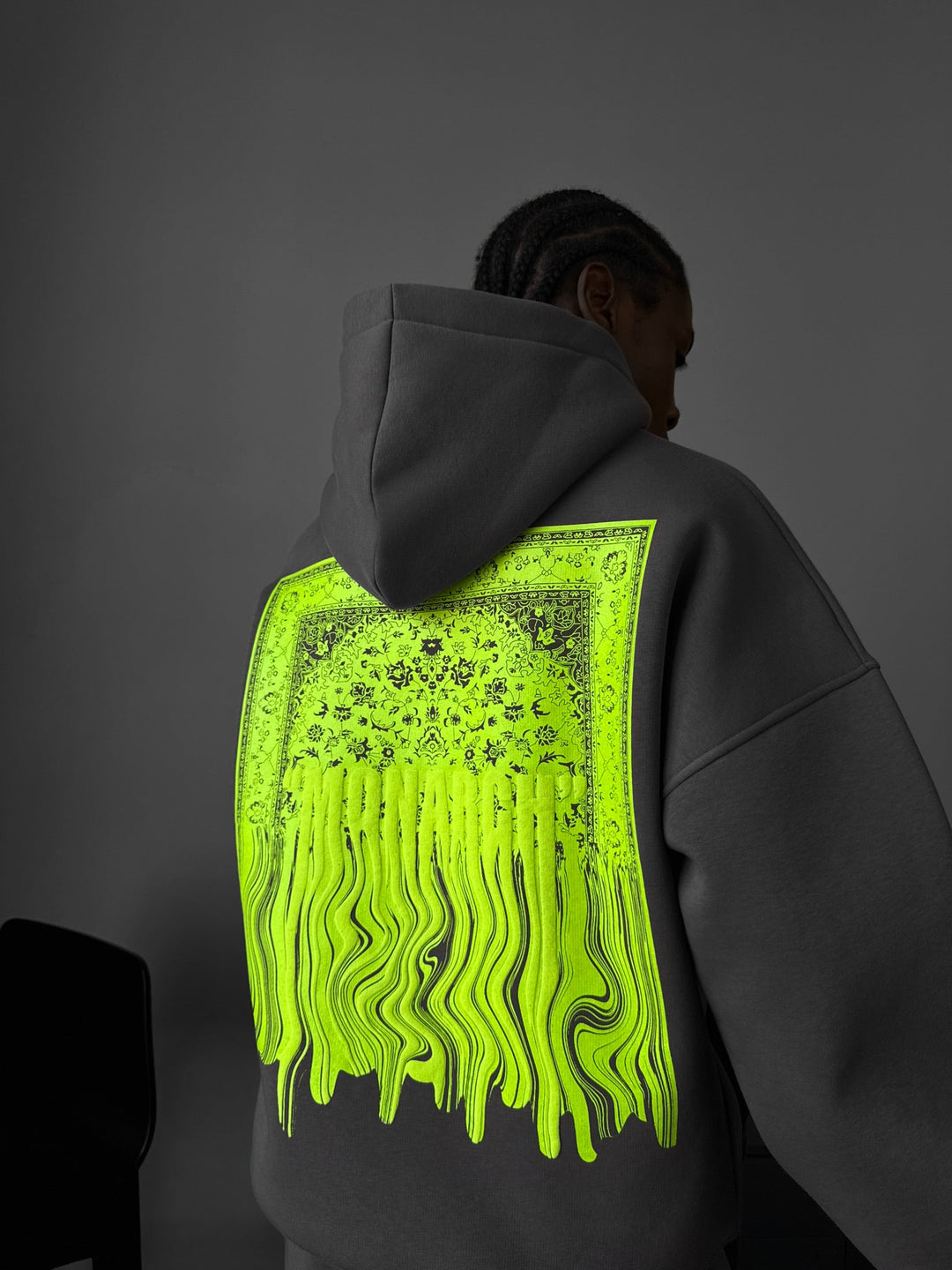 Oversize Monarch Hoodie - Antracit