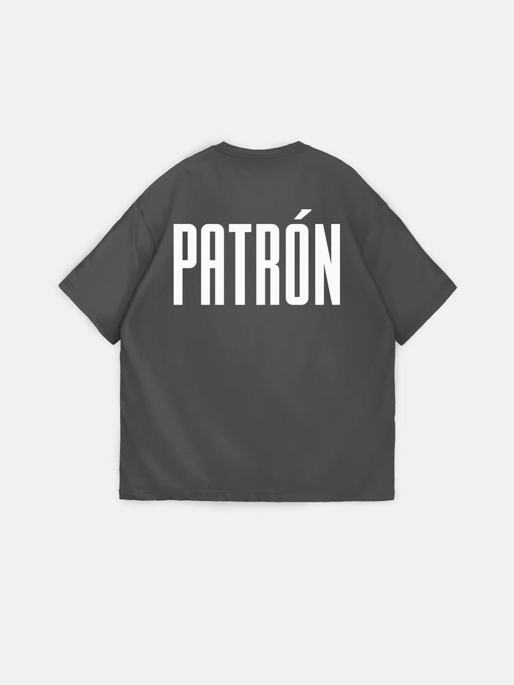 Oversize Patron T-shirt - Antracit