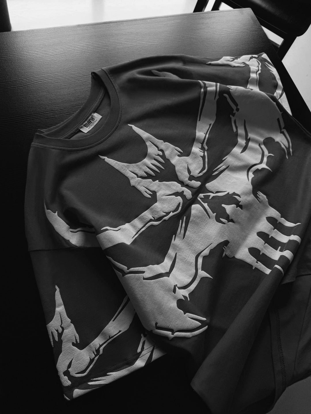 Oversize Ghost T-Shirt - Antracit