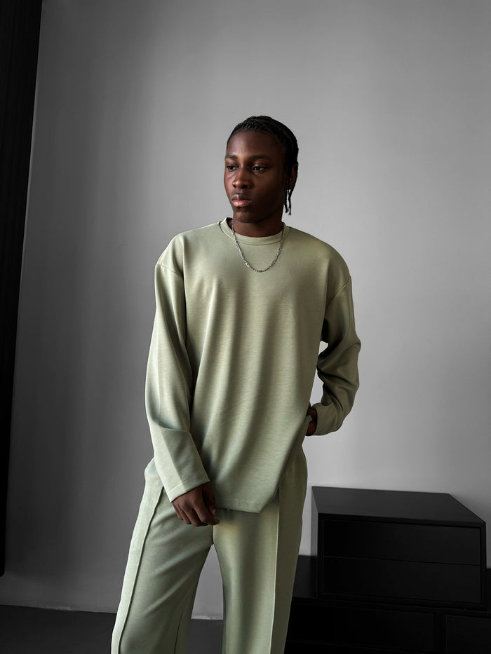 Oversize Modal Sweatshirt - Mintgrön