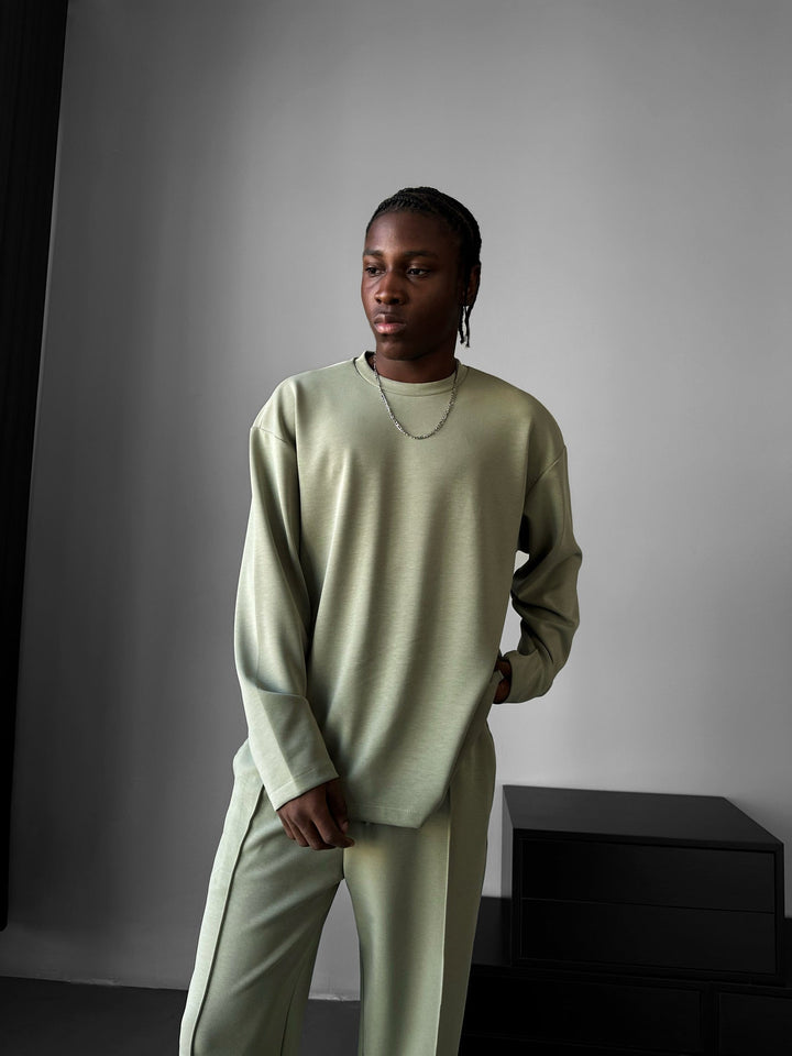 Oversize Modal Sweatshirt - Mintgrön