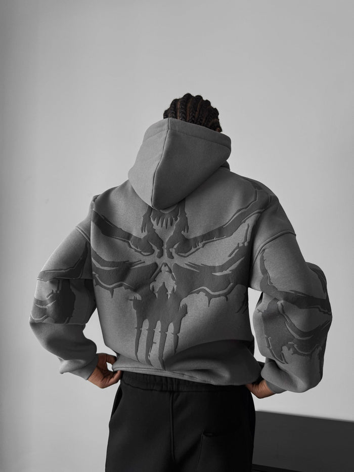 Oversize Ghost Hoodie - Antracit