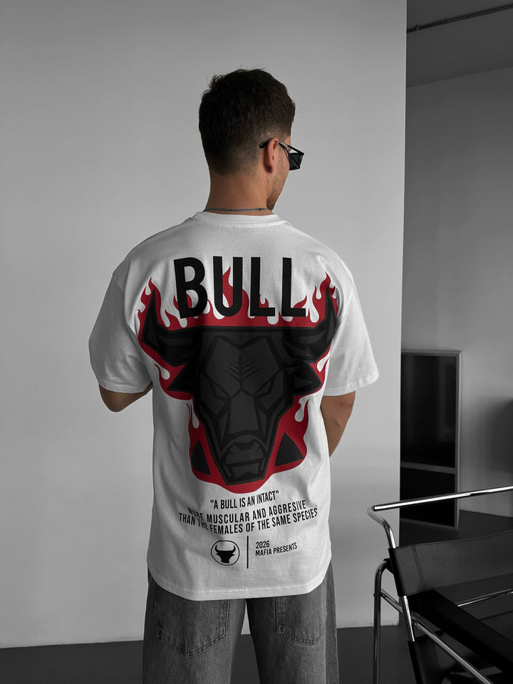Oversize Fired Bull T-shirt - Ecru