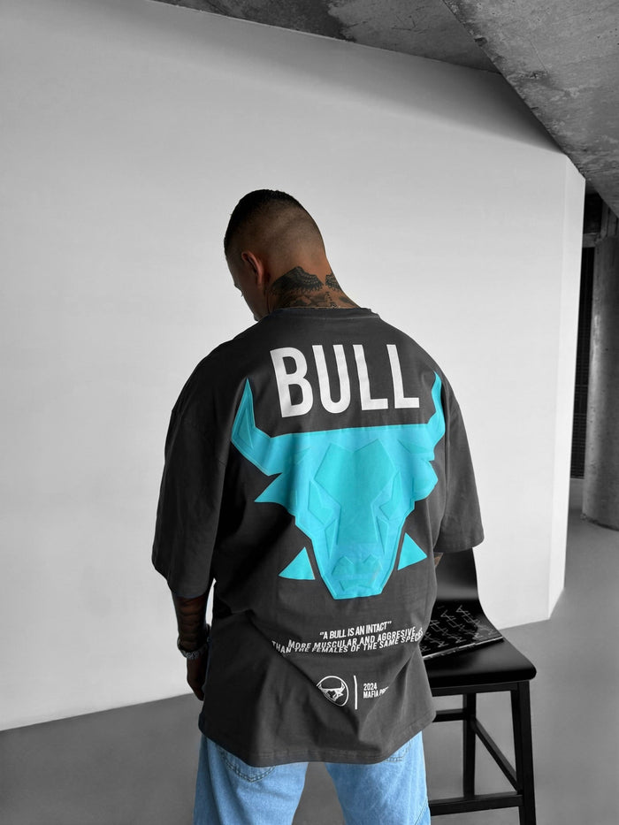 Oversize Bull T-shirt - Antracit