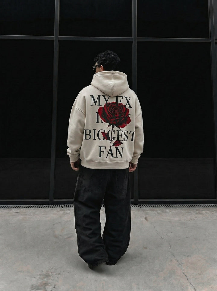 Oversize EX Hoodie - Beige