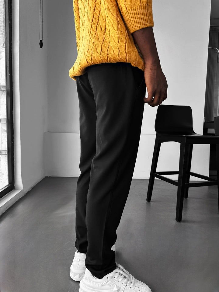 Modern Klipp Casual Byxor - Svart