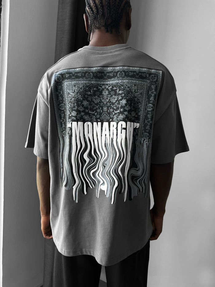 Oversize Monarch T-Shirt - Antracit och Vit
