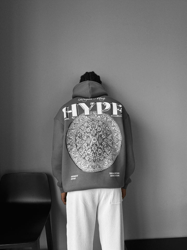 Oversize Hype Hoodie - Antracit
