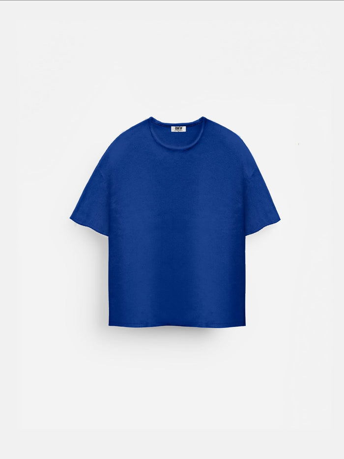 Oversize Stickad T-Shirt - Saks