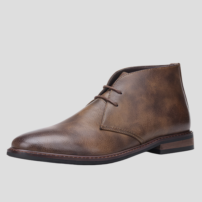 Herr Desert Boots med Snörning och Gummsula