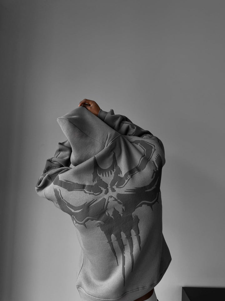 Oversize Ghost Hoodie - Antracit
