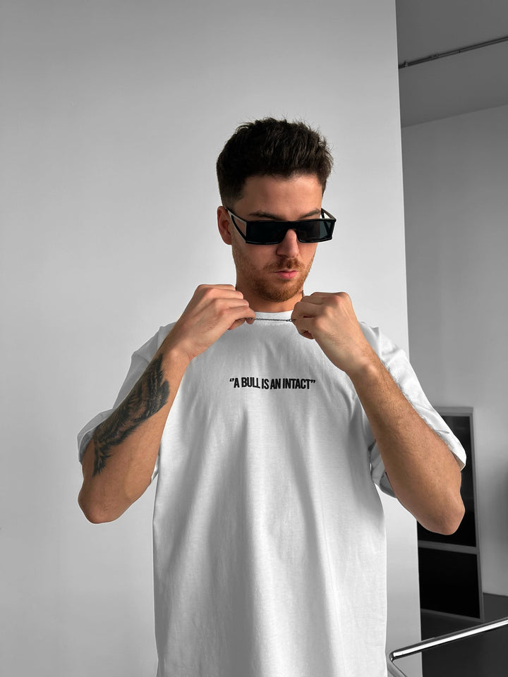 Oversize Fired Bull T-shirt - Ecru