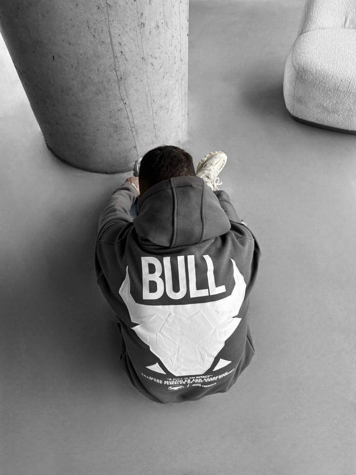 Oversize Bull Hoodie - Antracit