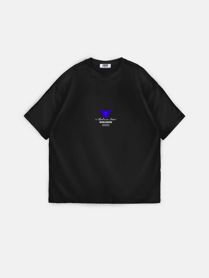 Oversize Bull Worldwide T-shirt - Svart och Saks