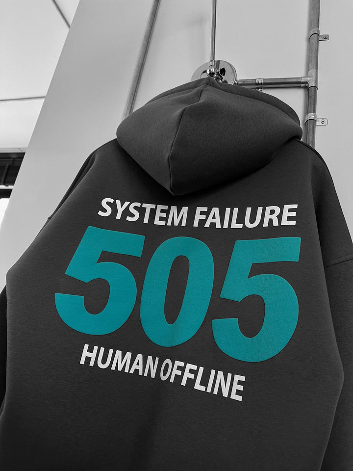Oversize 505 Hoodie - Antracit