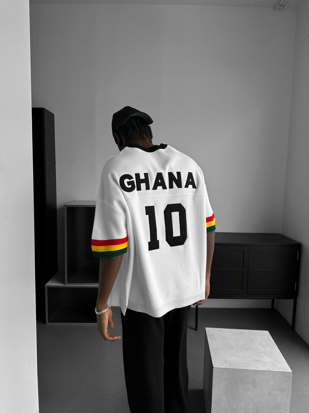 Oversize Ghana Knit T-shirt - Vit