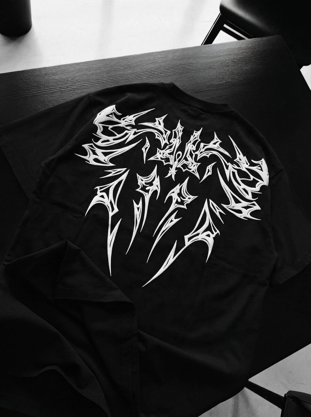 Oversize Mafia Tribal T-shirt - Svart