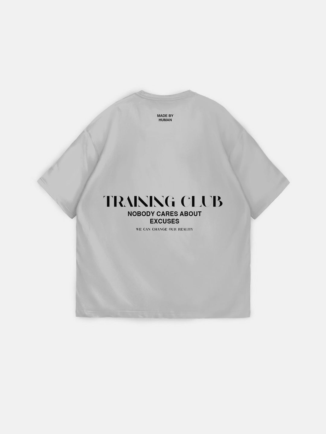 Oversize Träning Klubb T-shirt - Grå