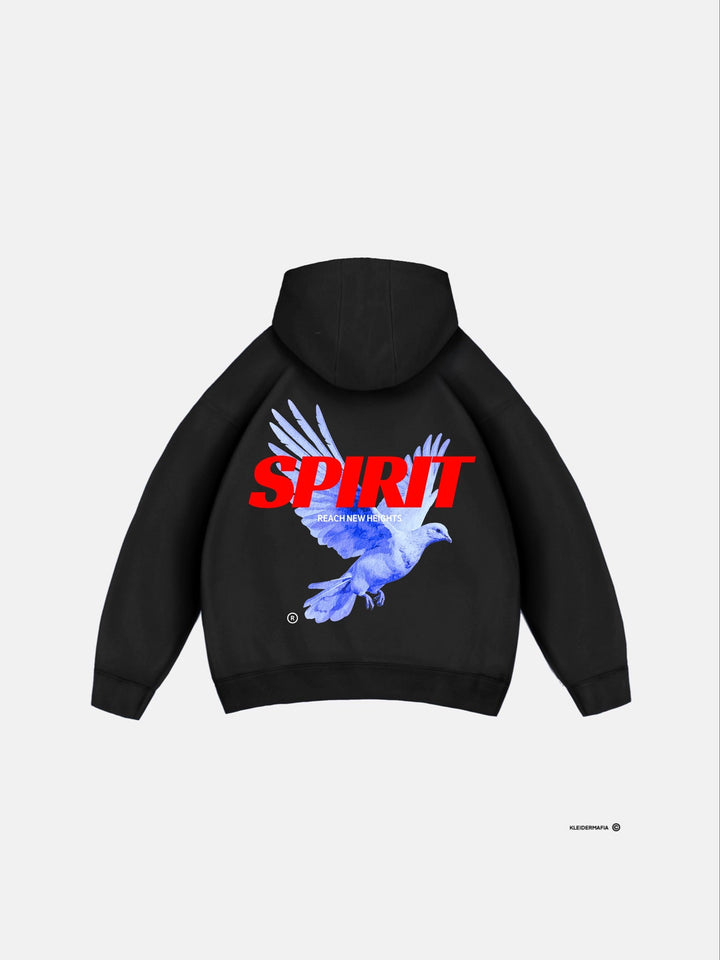 Oversize Spirit Hoodie - Svart