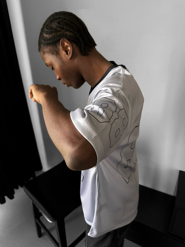 Oversize Varsity Mafia T-Shirt - Grå