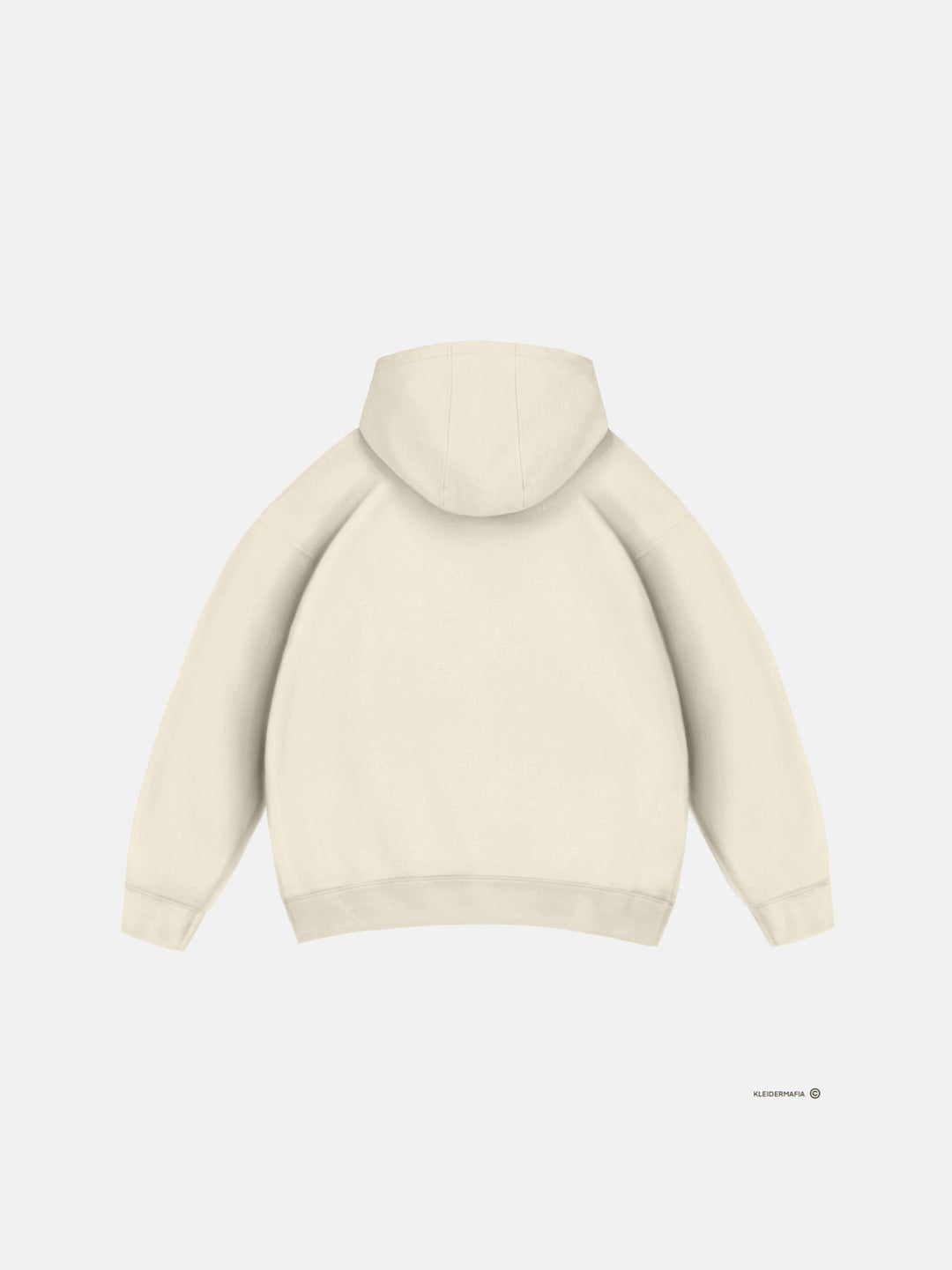 Oversize Basic Hoodie - Antik Vit