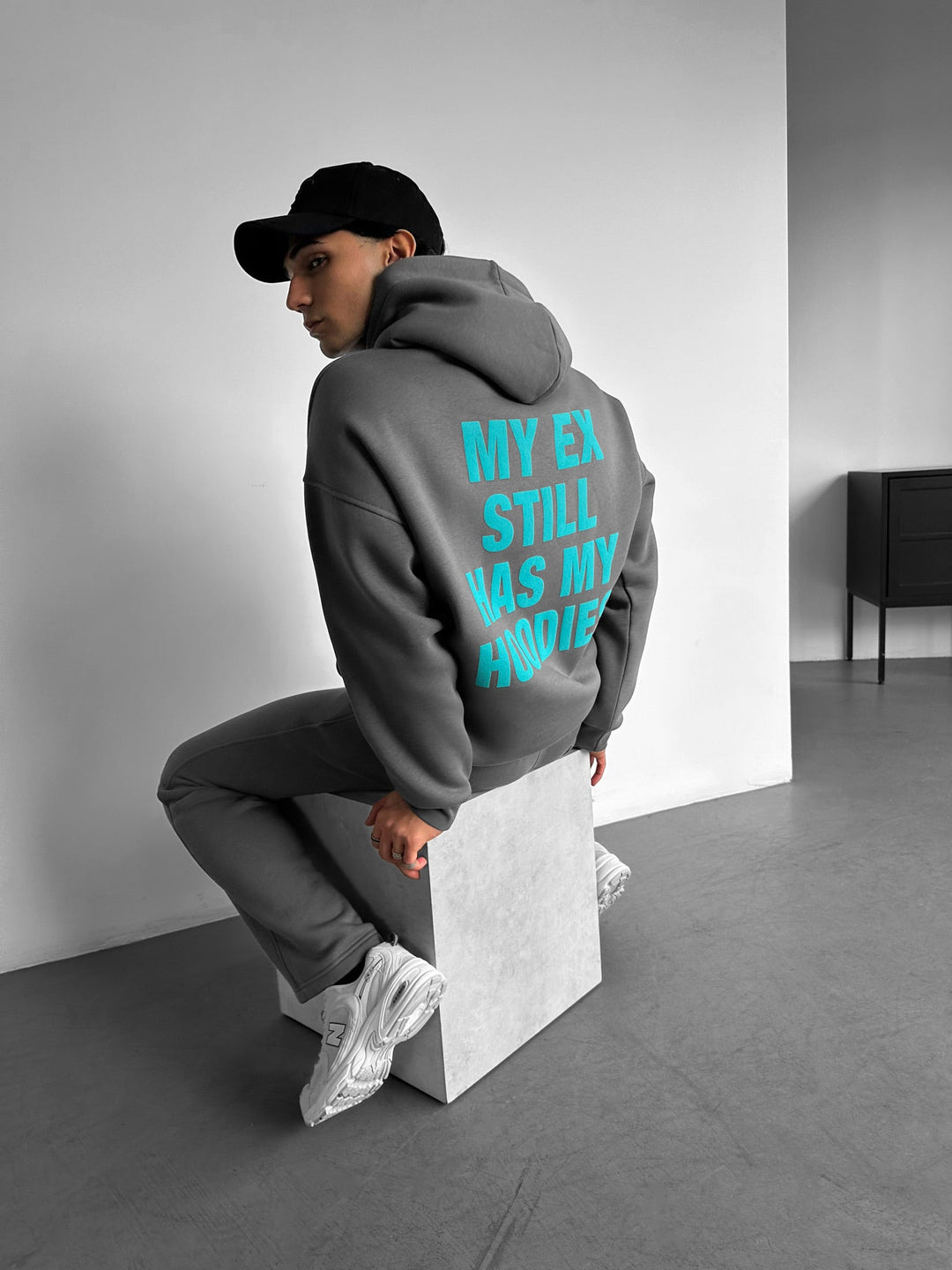 Oversize EX Del II Hoodie - Antracit