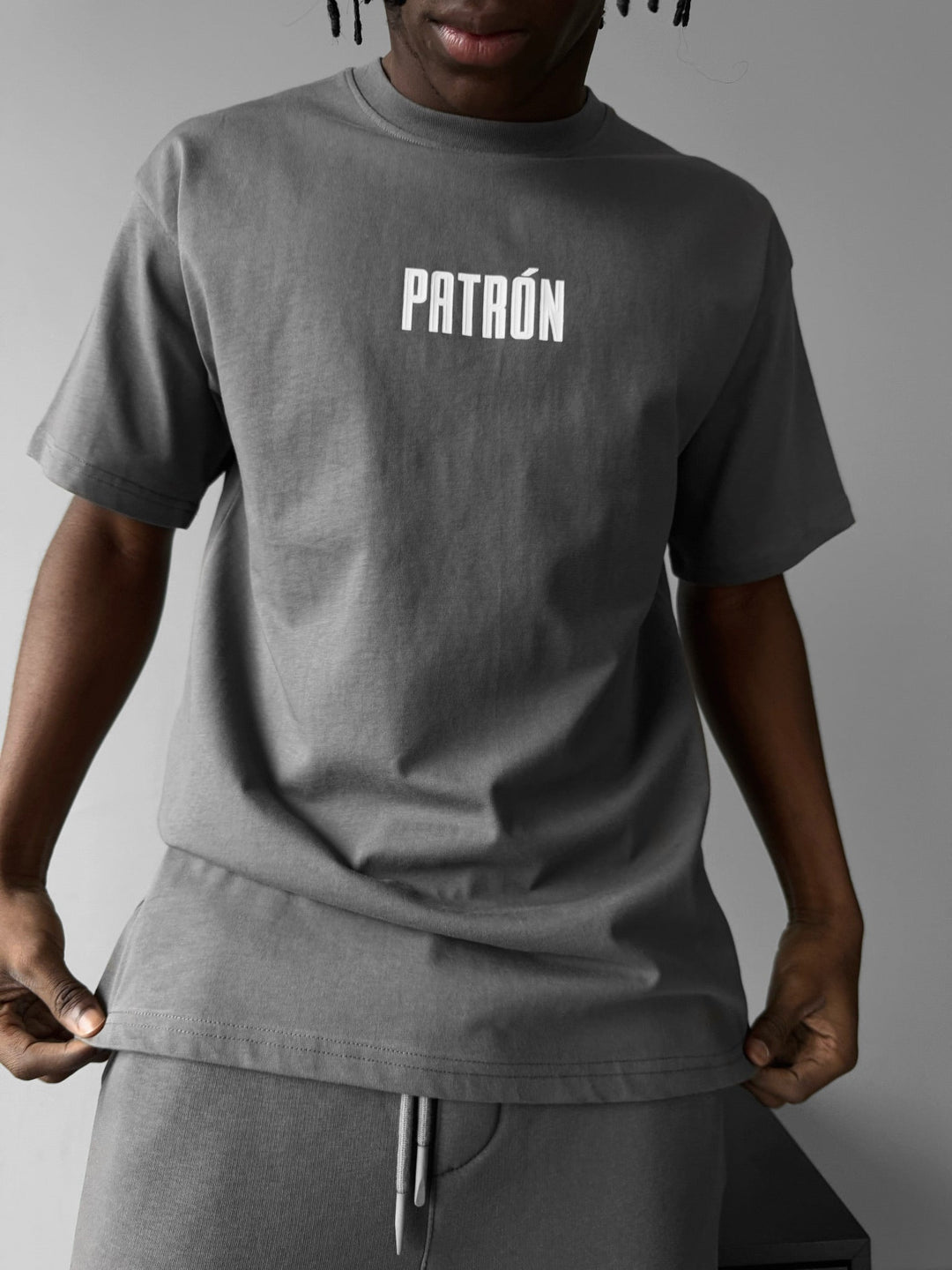 Oversize Patron T-shirt - Antracit