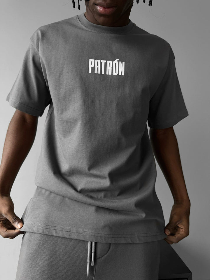 Oversize Patron T-shirt - Antracit